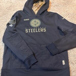 NFL Pittsburgh Steelers Black Nike Dri-fit Hoodie
